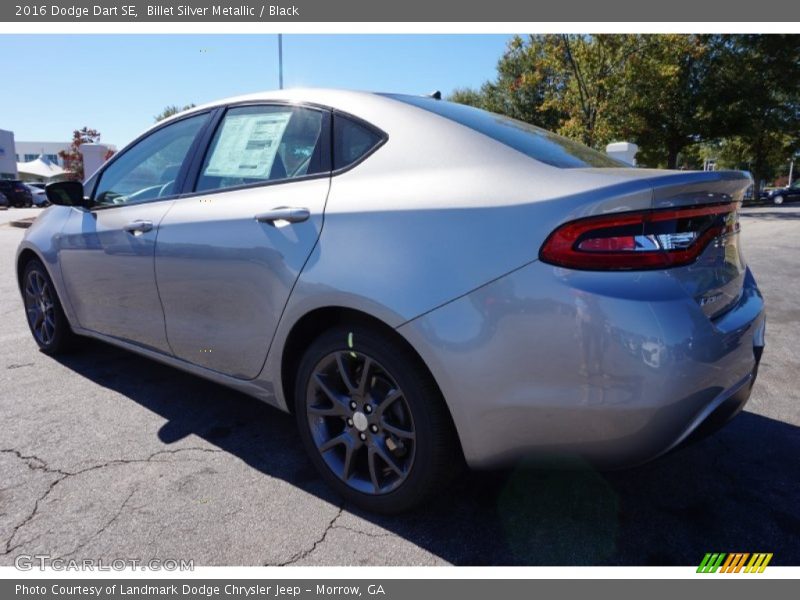 Billet Silver Metallic / Black 2016 Dodge Dart SE
