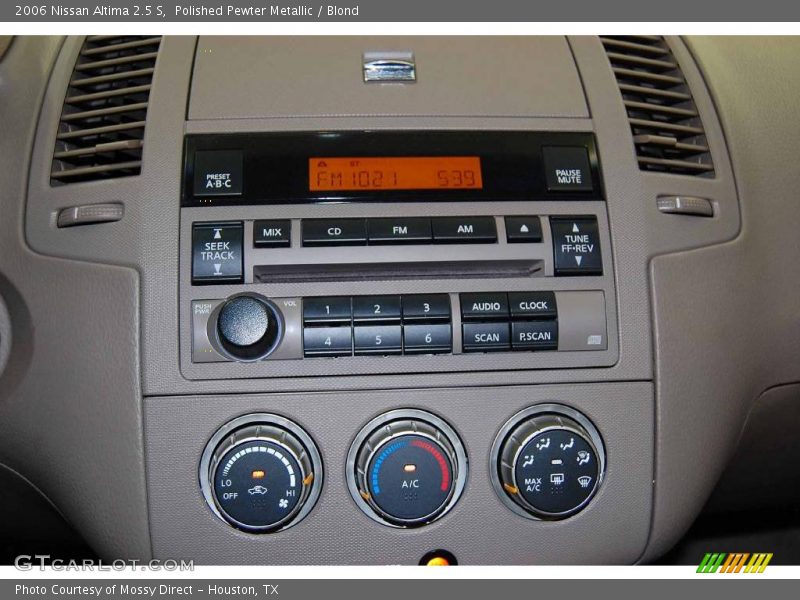 Polished Pewter Metallic / Blond 2006 Nissan Altima 2.5 S