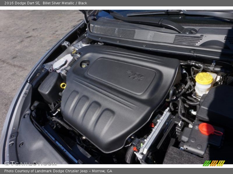 Billet Silver Metallic / Black 2016 Dodge Dart SE