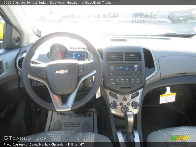 Blue Velvet Metallic / Jet Black/Dark Titanium 2016 Chevrolet Sonic LS Sedan