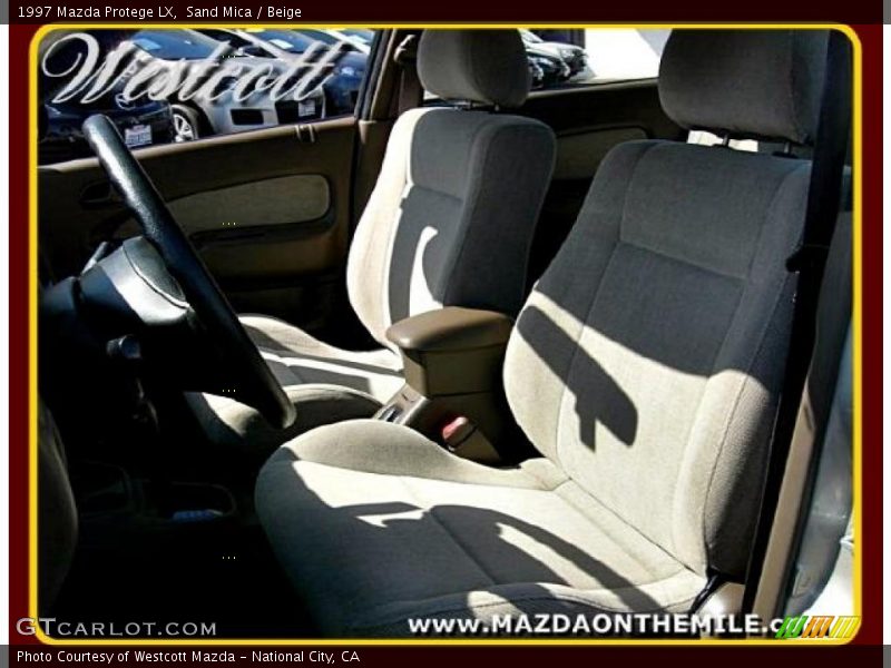 Sand Mica / Beige 1997 Mazda Protege LX