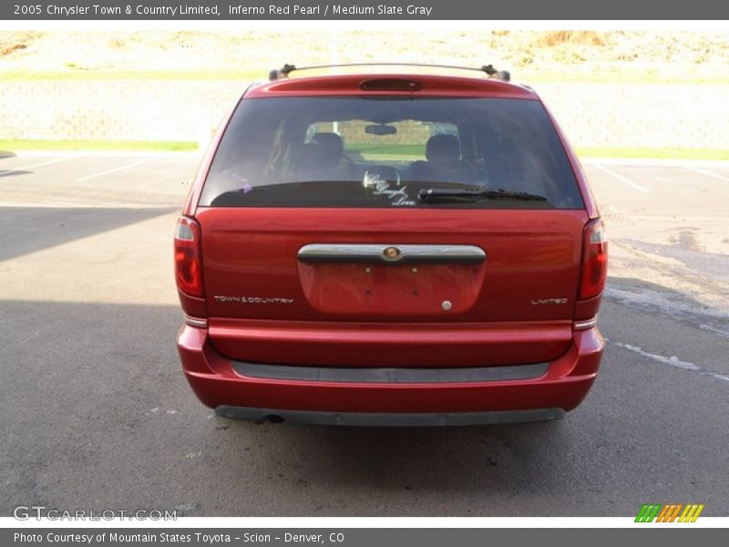 Inferno Red Pearl / Medium Slate Gray 2005 Chrysler Town & Country Limited