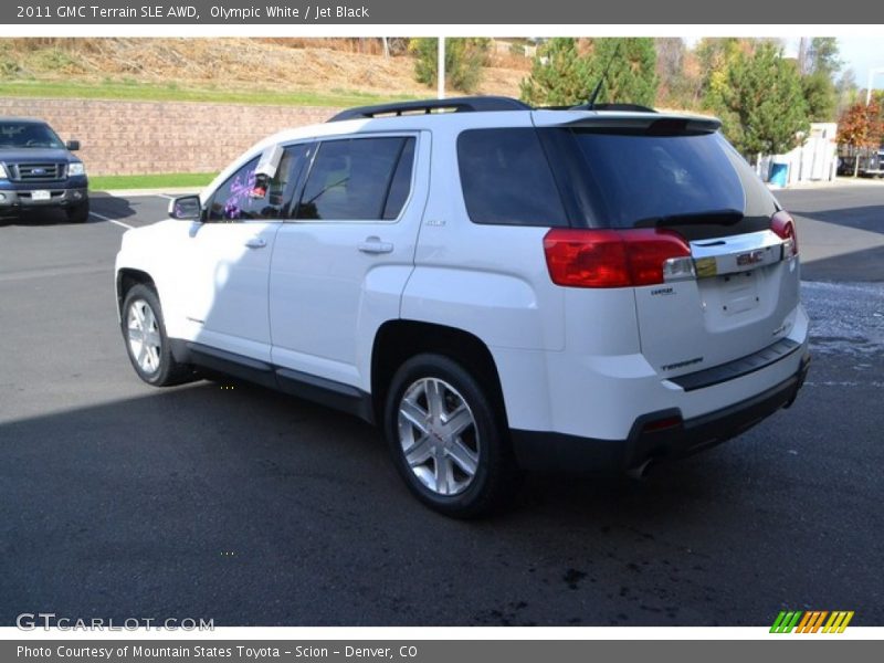 Olympic White / Jet Black 2011 GMC Terrain SLE AWD