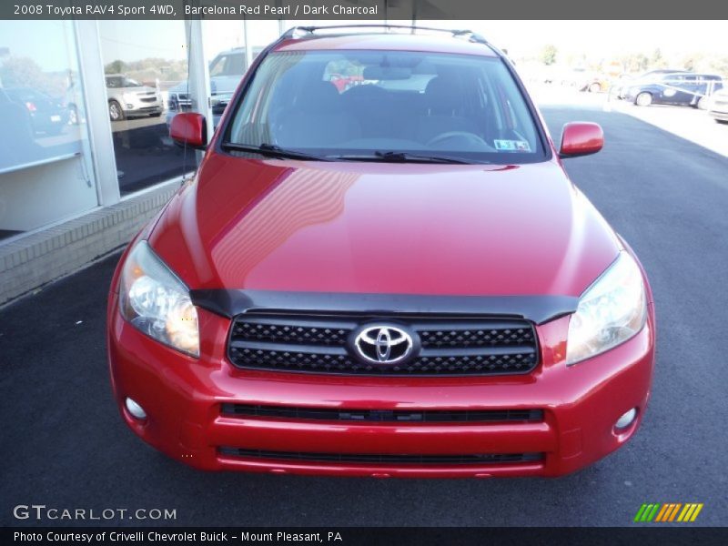 Barcelona Red Pearl / Dark Charcoal 2008 Toyota RAV4 Sport 4WD