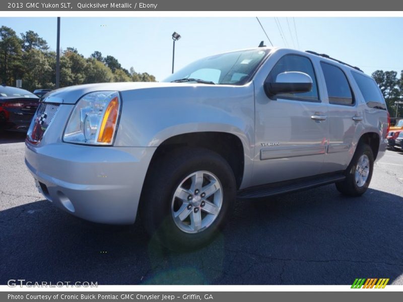 Quicksilver Metallic / Ebony 2013 GMC Yukon SLT