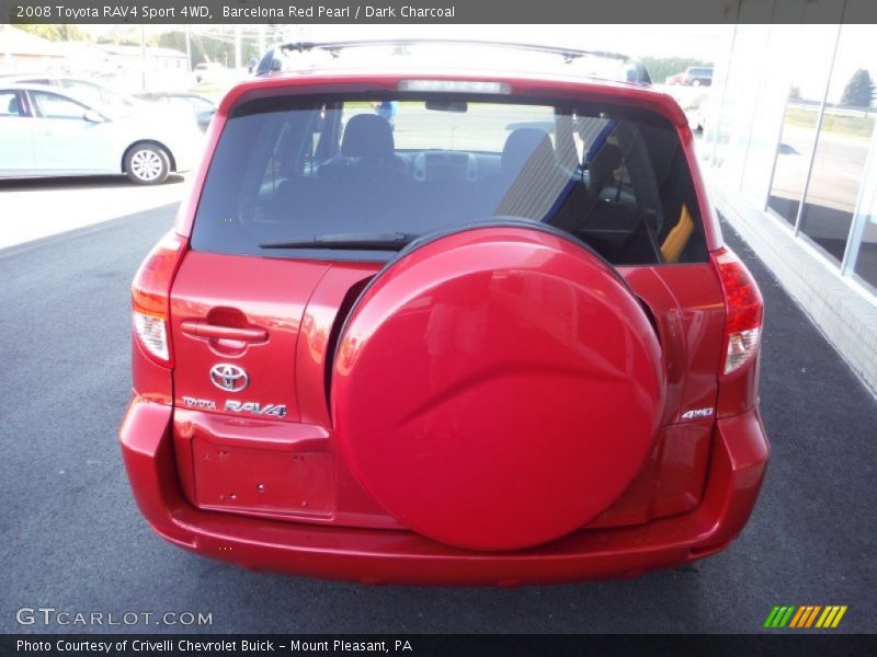 Barcelona Red Pearl / Dark Charcoal 2008 Toyota RAV4 Sport 4WD