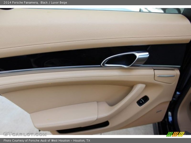 Black / Luxor Beige 2014 Porsche Panamera