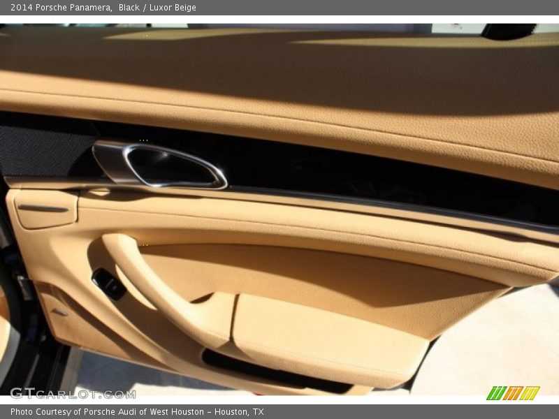 Black / Luxor Beige 2014 Porsche Panamera