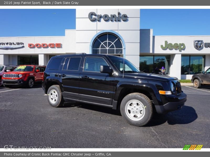 Black / Dark Slate Gray 2016 Jeep Patriot Sport