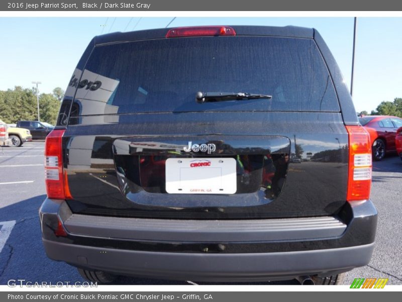 Black / Dark Slate Gray 2016 Jeep Patriot Sport