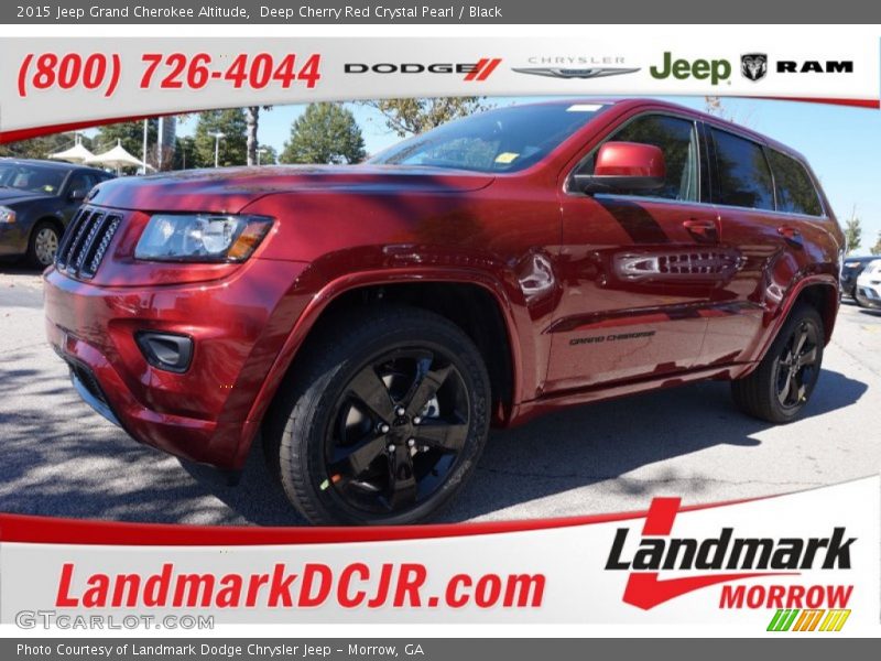 Deep Cherry Red Crystal Pearl / Black 2015 Jeep Grand Cherokee Altitude