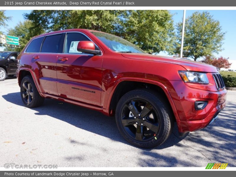 Deep Cherry Red Crystal Pearl / Black 2015 Jeep Grand Cherokee Altitude