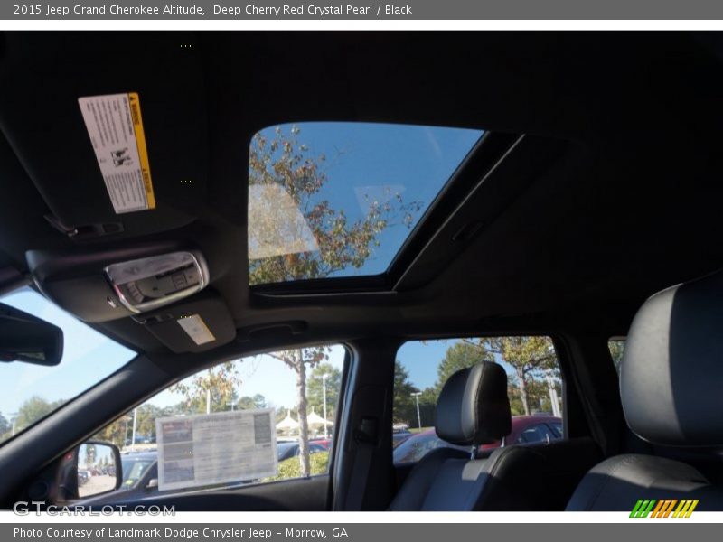 Deep Cherry Red Crystal Pearl / Black 2015 Jeep Grand Cherokee Altitude