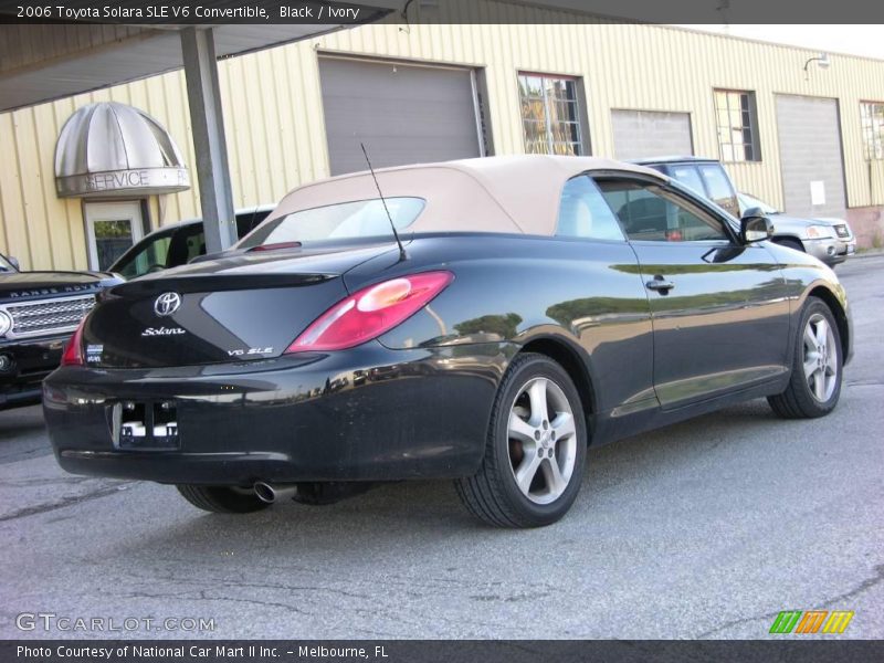 Black / Ivory 2006 Toyota Solara SLE V6 Convertible