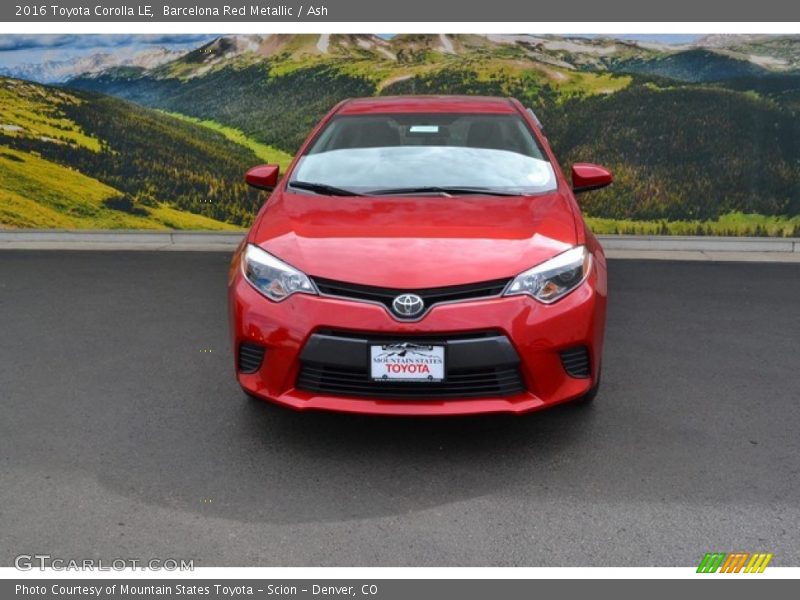 Barcelona Red Metallic / Ash 2016 Toyota Corolla LE