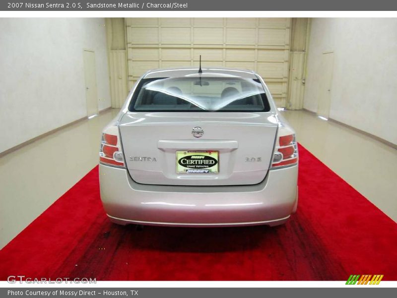 Sandstone Metallic / Charcoal/Steel 2007 Nissan Sentra 2.0 S