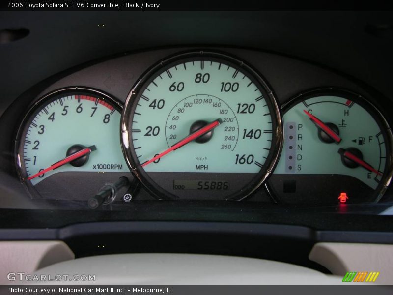 Black / Ivory 2006 Toyota Solara SLE V6 Convertible