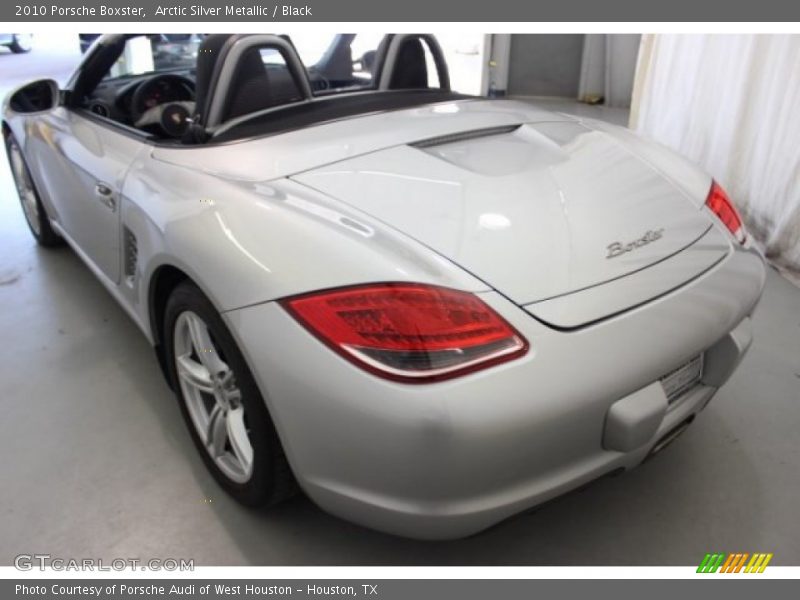Arctic Silver Metallic / Black 2010 Porsche Boxster