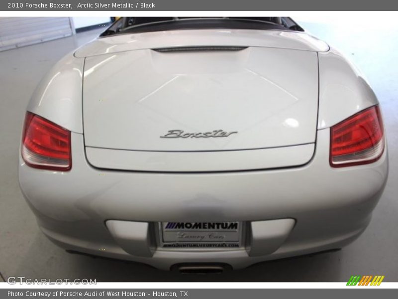 Arctic Silver Metallic / Black 2010 Porsche Boxster