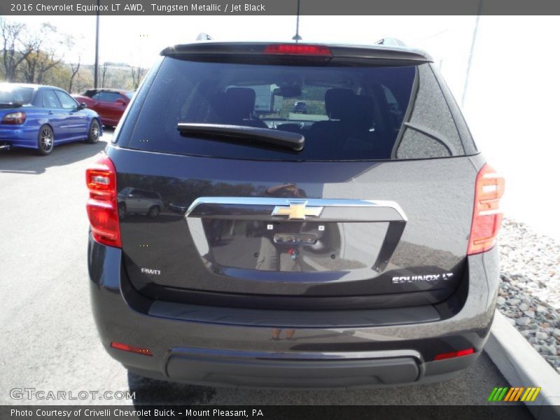 Tungsten Metallic / Jet Black 2016 Chevrolet Equinox LT AWD