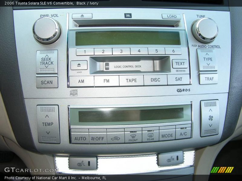 Black / Ivory 2006 Toyota Solara SLE V6 Convertible