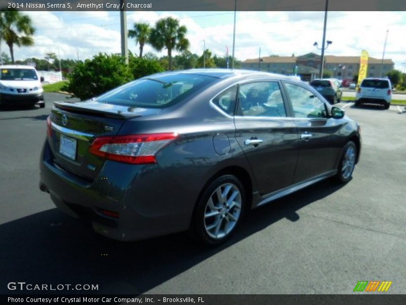 Amethyst Gray / Charcoal 2014 Nissan Sentra S