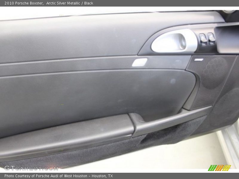 Arctic Silver Metallic / Black 2010 Porsche Boxster