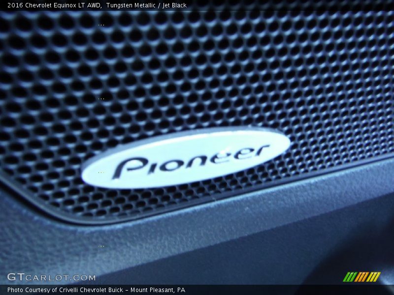 Tungsten Metallic / Jet Black 2016 Chevrolet Equinox LT AWD