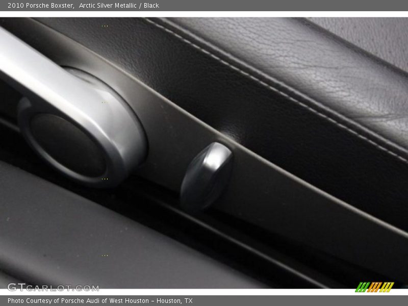 Arctic Silver Metallic / Black 2010 Porsche Boxster