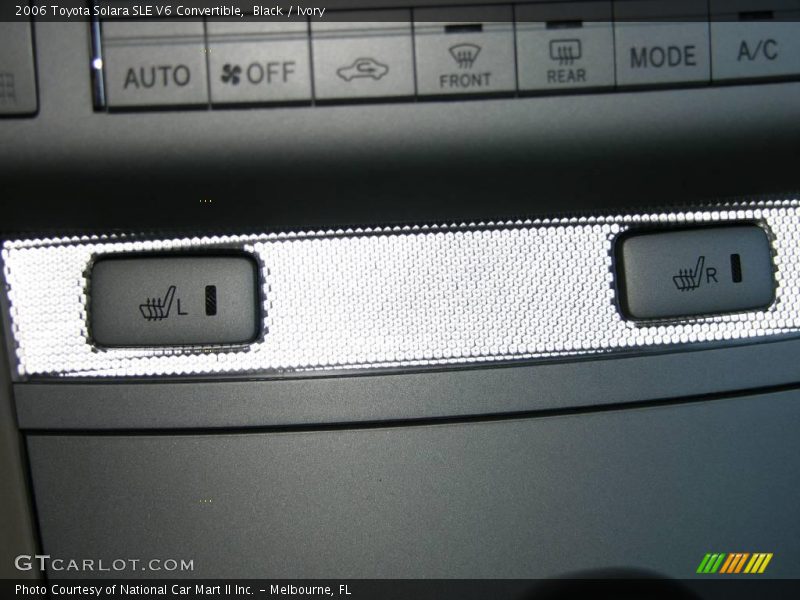 Black / Ivory 2006 Toyota Solara SLE V6 Convertible