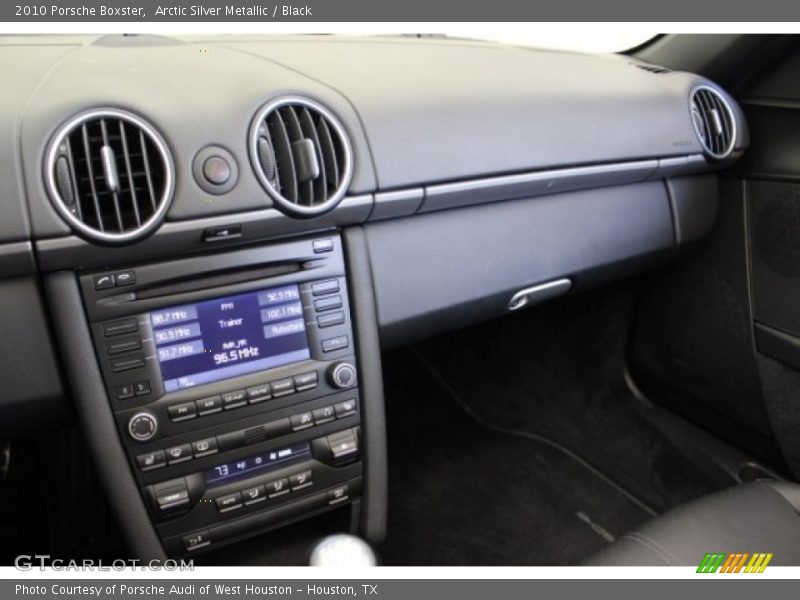 Arctic Silver Metallic / Black 2010 Porsche Boxster