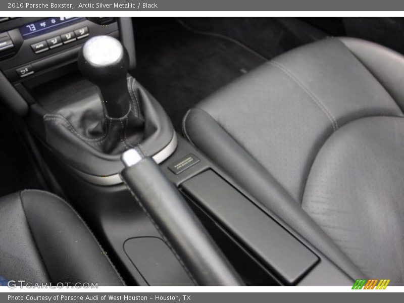 Arctic Silver Metallic / Black 2010 Porsche Boxster