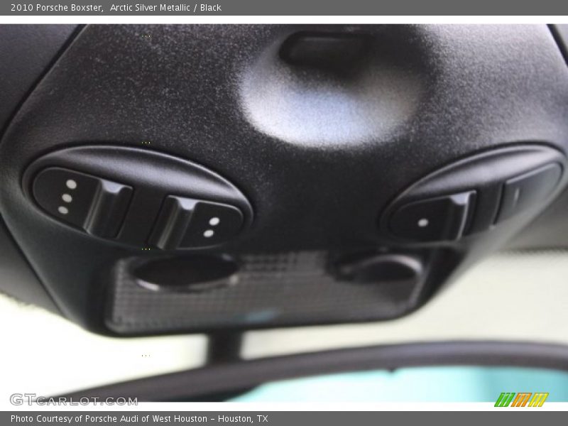 Arctic Silver Metallic / Black 2010 Porsche Boxster