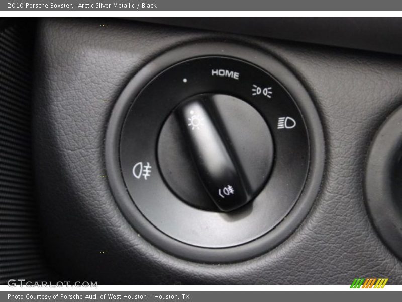 Arctic Silver Metallic / Black 2010 Porsche Boxster