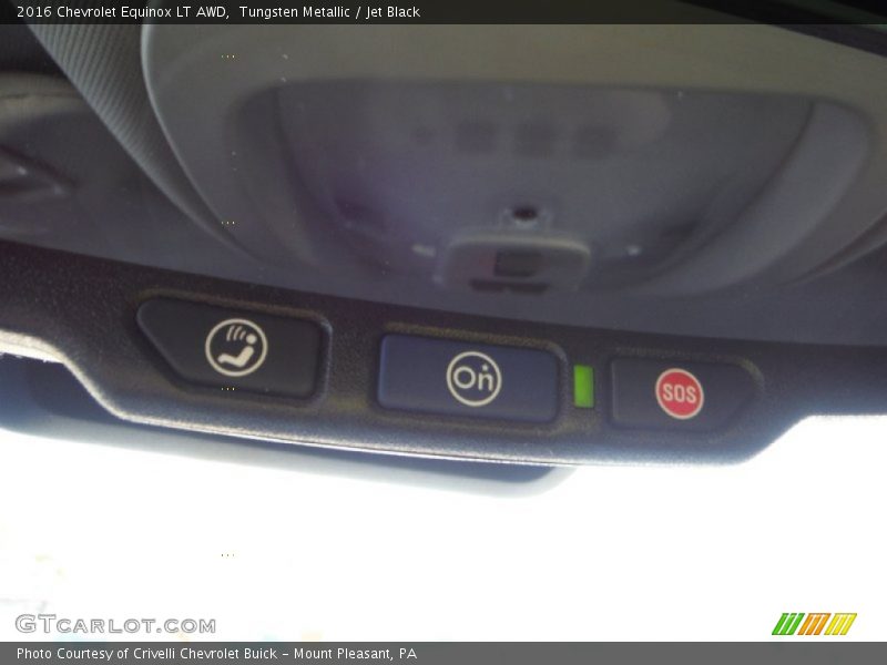 Tungsten Metallic / Jet Black 2016 Chevrolet Equinox LT AWD