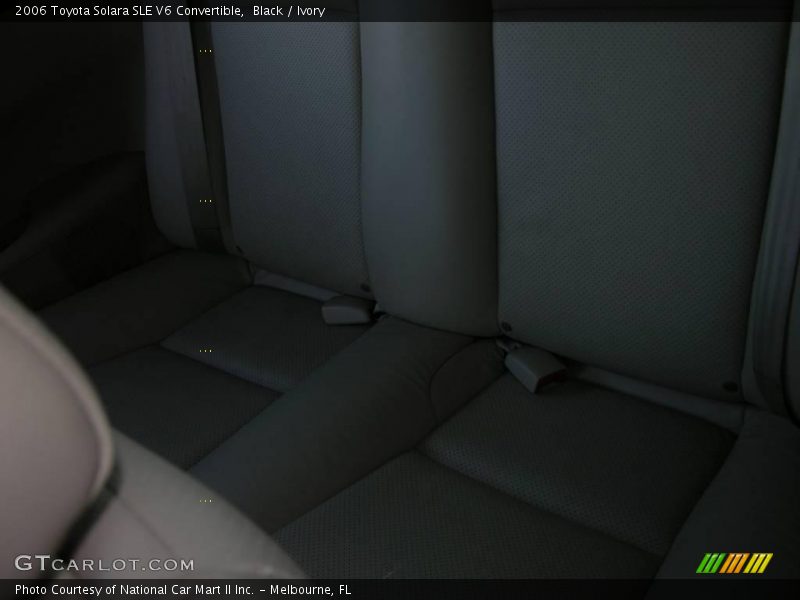 Black / Ivory 2006 Toyota Solara SLE V6 Convertible