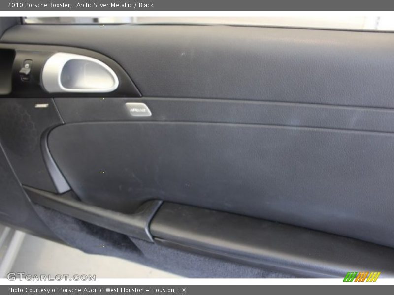 Arctic Silver Metallic / Black 2010 Porsche Boxster