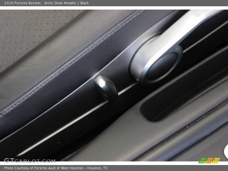 Arctic Silver Metallic / Black 2010 Porsche Boxster
