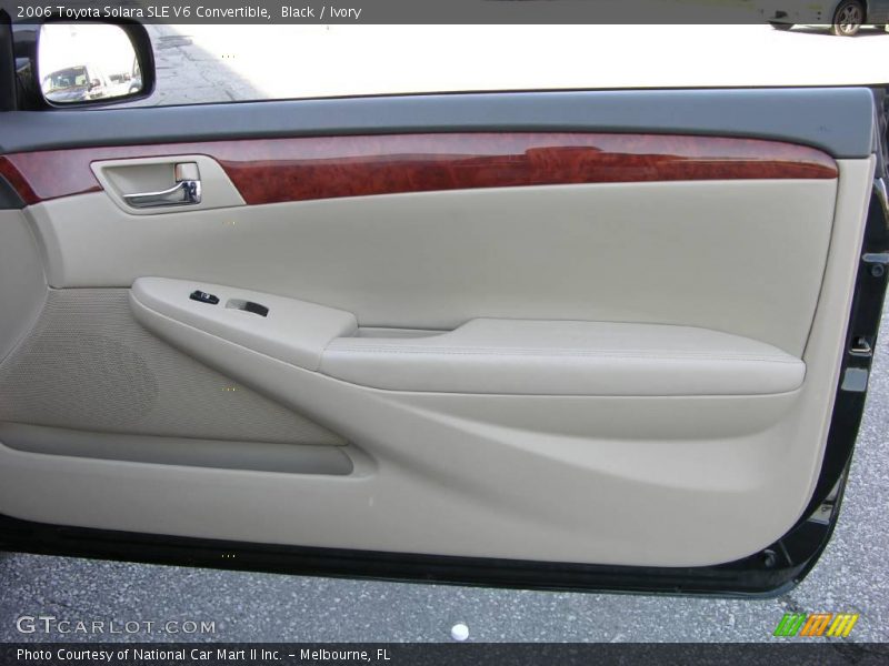 Black / Ivory 2006 Toyota Solara SLE V6 Convertible