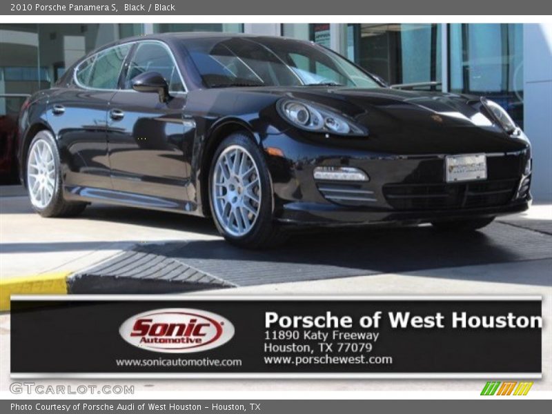 Black / Black 2010 Porsche Panamera S