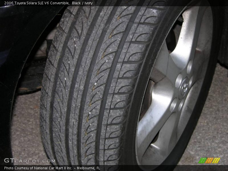 Black / Ivory 2006 Toyota Solara SLE V6 Convertible