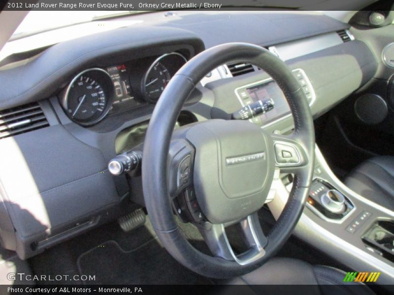 Orkney Grey Metallic / Ebony 2012 Land Rover Range Rover Evoque Pure