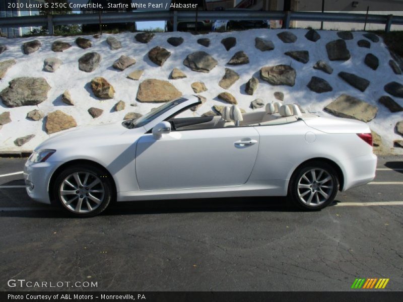 Starfire White Pearl / Alabaster 2010 Lexus IS 250C Convertible