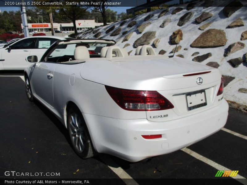 Starfire White Pearl / Alabaster 2010 Lexus IS 250C Convertible