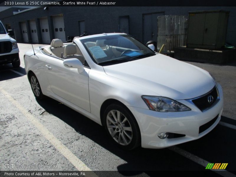 Starfire White Pearl / Alabaster 2010 Lexus IS 250C Convertible