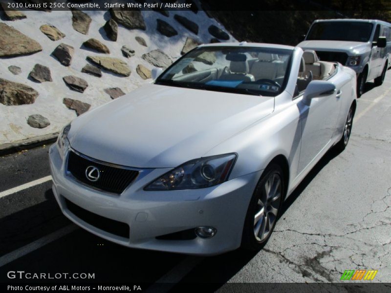 Starfire White Pearl / Alabaster 2010 Lexus IS 250C Convertible