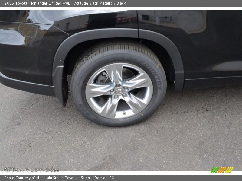 Attitude Black Metallic / Black 2015 Toyota Highlander Limited AWD