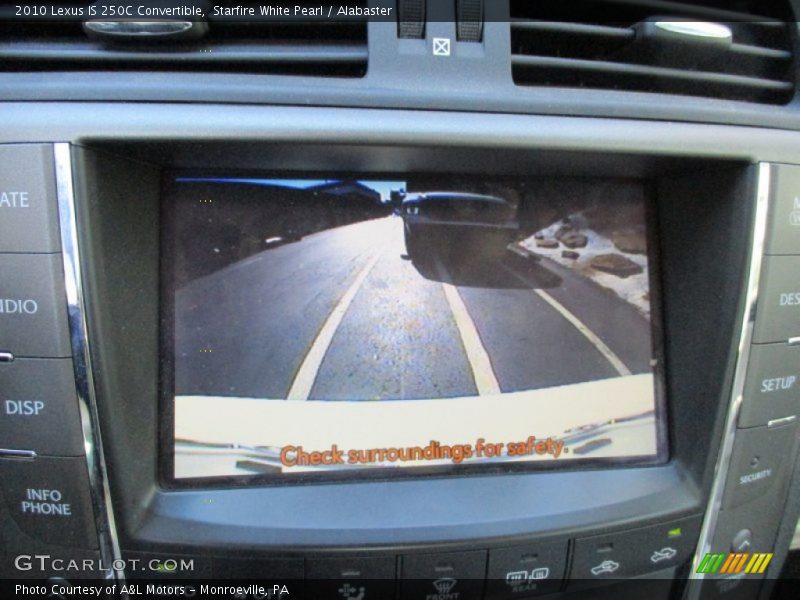 Starfire White Pearl / Alabaster 2010 Lexus IS 250C Convertible