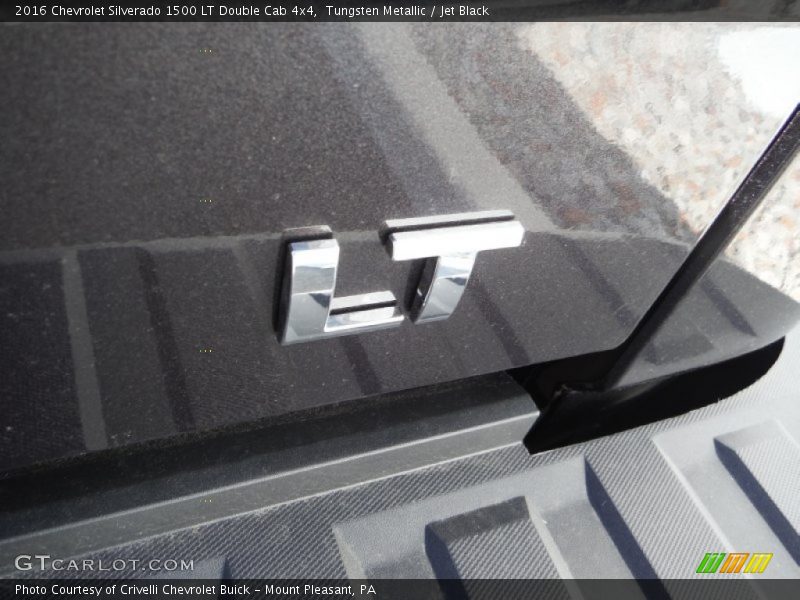 Tungsten Metallic / Jet Black 2016 Chevrolet Silverado 1500 LT Double Cab 4x4