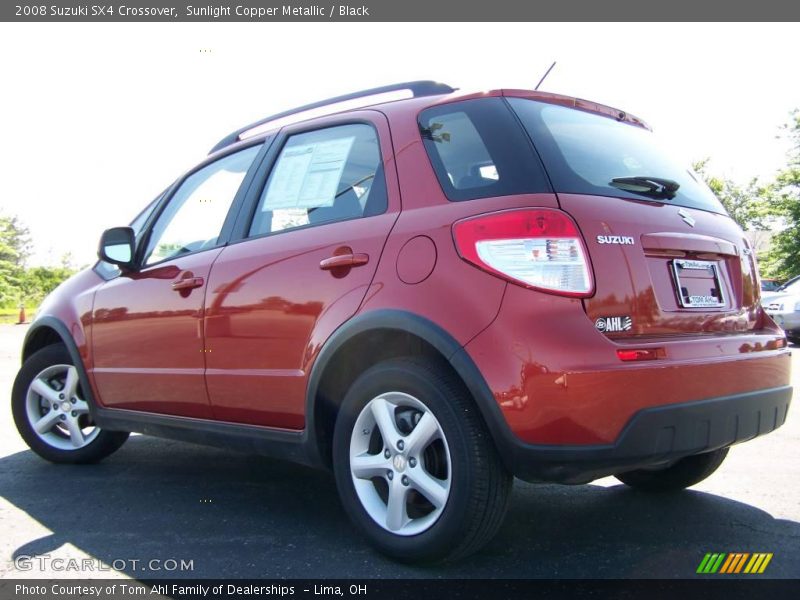 Sunlight Copper Metallic / Black 2008 Suzuki SX4 Crossover